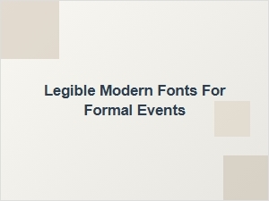 Elegant Invitation Fonts for Your Formal Celebration